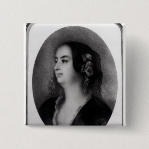 Madame Hanska graviert von Emile Lassalle Button