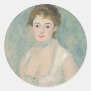 Madame Henriot von Auguste Renoir Runder Aufkleber