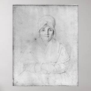 Madame Ingres Mere 1814 Poster