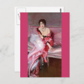 Madame Juillard - Boldini Postkarte (Vorne/Hinten)