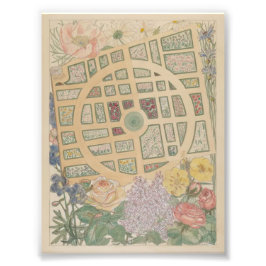 Madame June's Garten Fotodruck