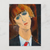 Madame Kisling, 1917 von Amedeo Modigliani Postkarte (Vorderseite)