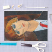 Madame Kisling, 1917 von Amedeo Modigliani Seidenpapier (Handwerk)