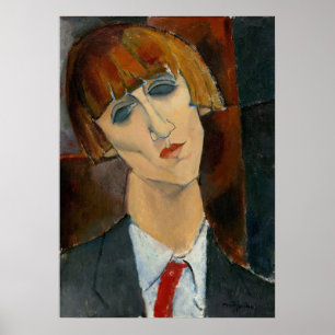 Madame Kisling - Amedeo Modigliani Kunstgedicht Poster