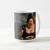 “Madame Lava-Cake”- She Blows At A Moments Notice Kaffeetasse (VorderseiteRechts)