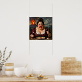 „Madame Lava-Cake“ - Sie explodiert im Nu Poster (Küche)