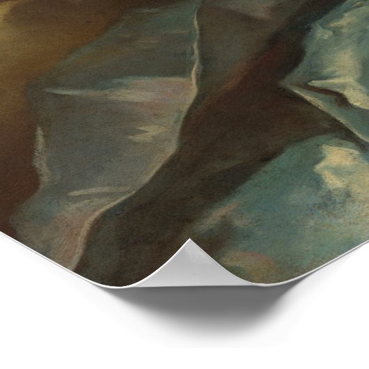 Madame Le Fèvre - Jean-Marc Nattier Fine Art Poster (Ecke)