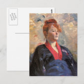 Madame Lily Grenier Postkarte (Vorne/Hinten)