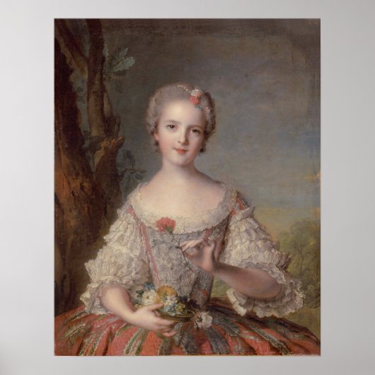 Madame Louise de France – Jean-Marc Nattier Poster (Vorne)