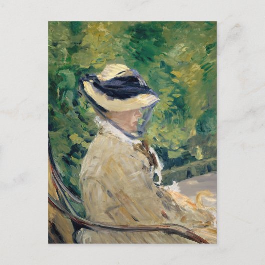 Madame Manet | Édouard Manet Postkarte (Vorderseite)