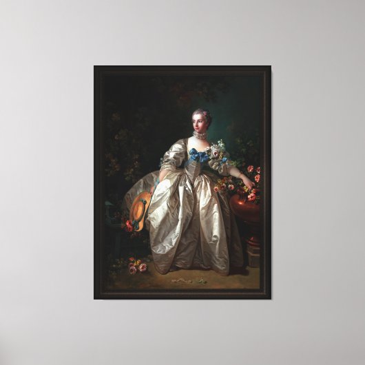 Madame Marguerite Bergeret Leinwanddruck (Vorderseite)