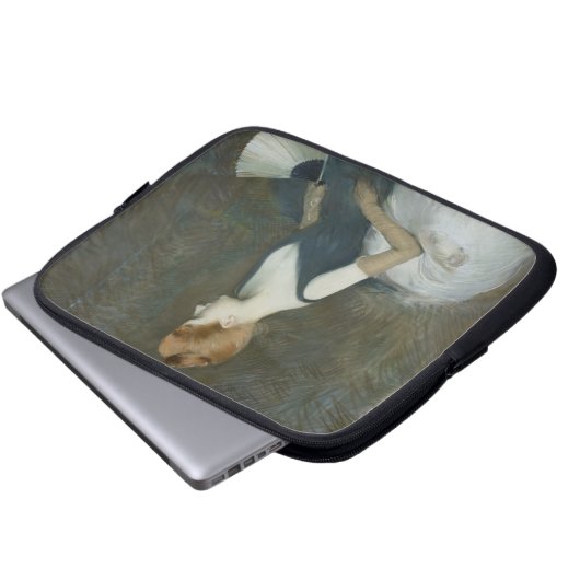 Madame Marthe Le Tellier Sitting auf einem Sofa Laptopschutzhülle (Vorne Knopf)