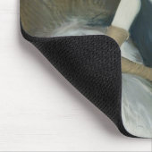 Madame Marthe Le Tellier Sitting auf einem Sofa Mousepad (Ecke)