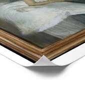 Madame Marthe Letellier sitzt auf einem Sofa Poster (Ecke)