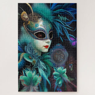 Madame Masquerade Aquamarin Puzzle