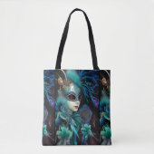 Madame Masquerade Aquamarin Tasche (Vorderseite)