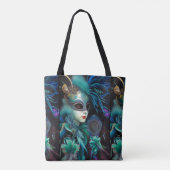 Madame Masquerade Aquamarin Tasche (Rückseite)