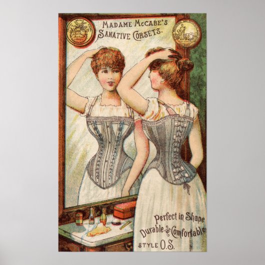 Madame McCabes Corsets Ad Poster (Vorne)