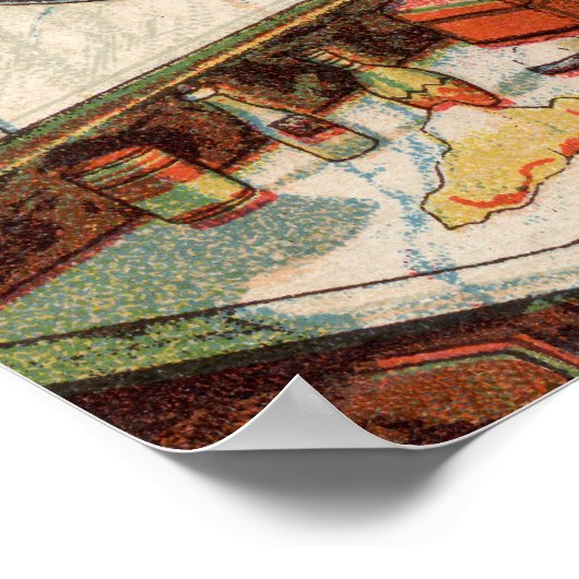 Madame McCabes Corsets Ad Poster (Ecke)