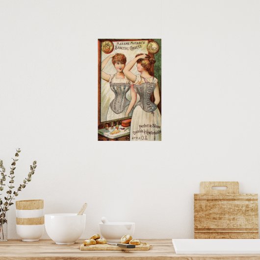 Madame McCabes Corsets Ad Poster (Küche)