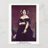 Madame Moitessier von Ingres Auguste Dominique Postkarte (Vorderseite)