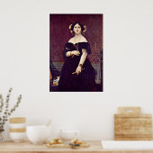 Madame Moitessier von Jean Auguste Dominique Ingre Poster (Küche)