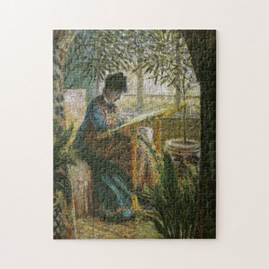 Madame Monet Monet Monet Kunstvoll wandern Puzzle (Vertikal)