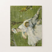 Madame Monet und ihr Sohn Feine Kunst Puzzle (Vertikal)