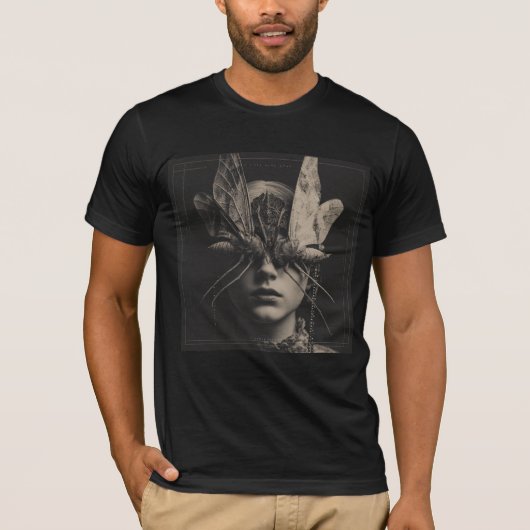 Madame Moth - Gotische Kunst T-Shirt (Vorderseite)