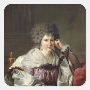 Madame Nicaise Perrin, geb. Catherine Deleuze Quadratischer Aufkleber