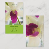 Madame Orchid Visitenkarte (Vorne/Hinten)