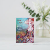 MADAME POMPADOUR Beauty Makeup Artist Pearl Paper Visitenkarte (Stehend Vorderseite)