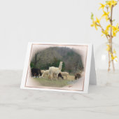 Madame Pompadour Card Karte (Gelbe Blume)