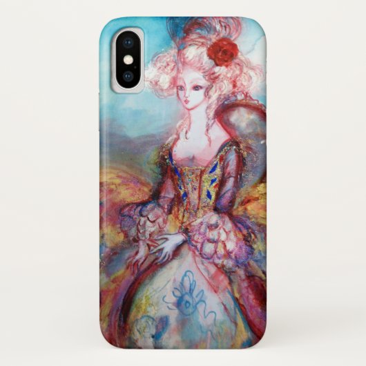 MADAME POMPADOUR ,Elegante Schönheitsmode Case-Mate iPhone Hülle (Rückseite)