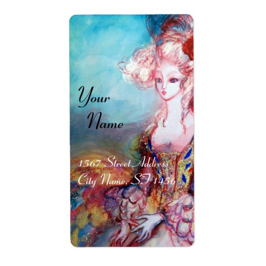 MADAME POMPADOUR, hellrosa blau (Vorne)