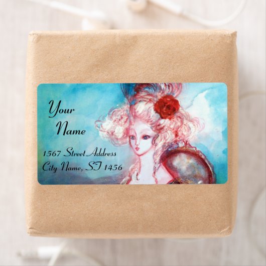 MADAME POMPADOUR, hellrosa blau (Insitu)