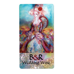 MADAME POMPADOUR MONOGRAM Wedding Wine