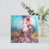 MADAME POMPADOUR,Party für klassische Kostüme Einladung (Stehend Vorderseite)