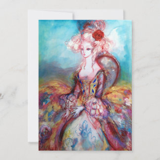 MADAME POMPADOUR,Party für klassische Kostüme Einladung