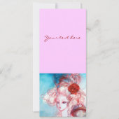 MADAME POMPADOUR,Party für klassische Kostüme Einladung (Vorderseite)