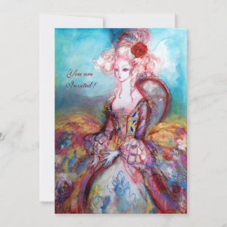 MADAME POMPADOUR,Party für klassische Kostüme Einladung