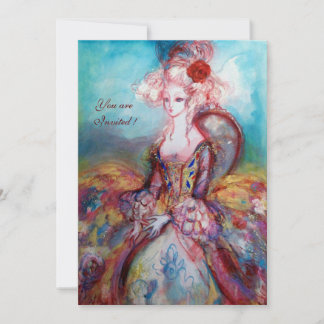 MADAME POMPADOUR,Party für klassische Kostüme Einladung