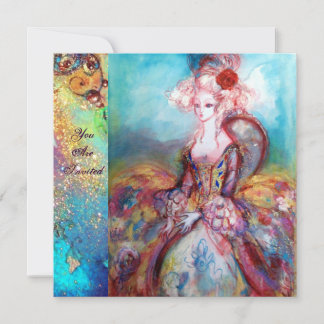 MADAME POMPADOUR,Party für klassische Kostüme Einladung