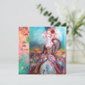 MADAME POMPADOUR,Party für klassische Kostüme Einladung (Stehend Vorderseite)