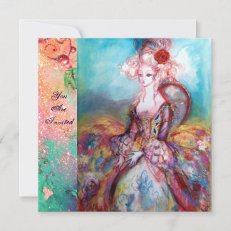 MADAME POMPADOUR,Party für klassische Kostüme Einladung