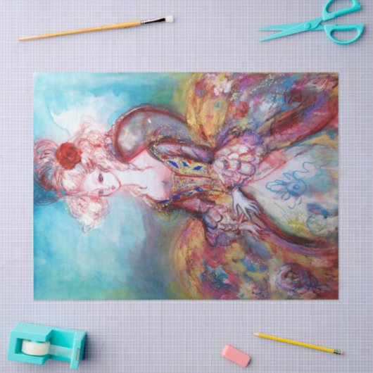 MADAME POMPADOUR SEIDENPAPIER (Basteln)