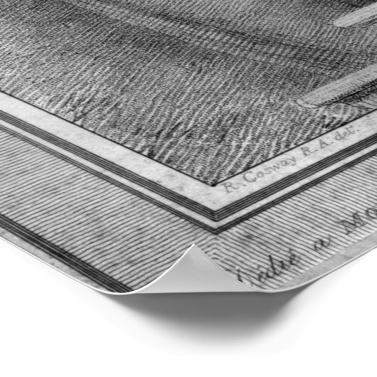 Madame Recamier Poster (Ecke)