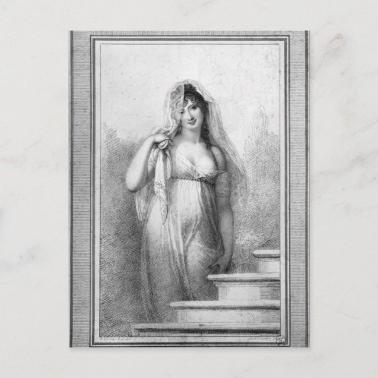 Madame Recamier Postkarte (Vorderseite)
