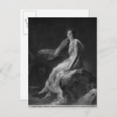 Madame Recamier Postkarte (Vorne/Hinten)
