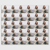 Madame Rimsky mit Wildblumen Geschenkpapier (Flach)